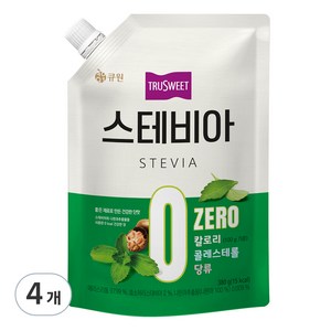 큐원 트루스위트 스테비아, 380g, 4개