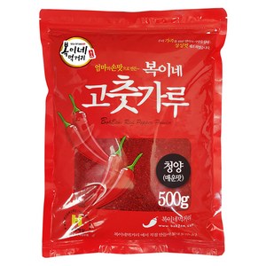 복이네먹거리 청양 고춧가루 김치용, 1개, 500g