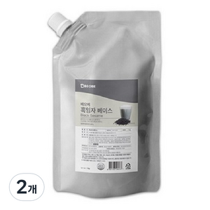 베오베 흑임자베이스, 1kg, 2개