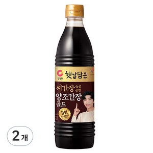 햇살담은 씨간장 숙성 양조간장 골드, 840ml, 2개