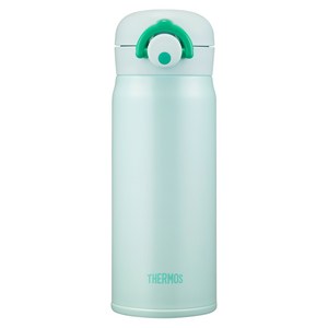 써모스 마이 디자인 보틀 원터치 타입 JNR-400K + 스티커 랜덤발송, 파스텔그린, 400ml, 1세트