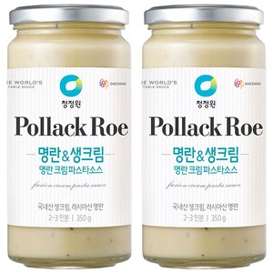 청정원 명란크림 파스타소스, 350g, 2개