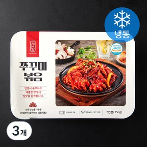 김씨밥 쭈꾸미 볶음 (냉동), 350g, 3개