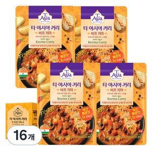 티아시아키친 비프 키마 커리, 170g, 16개