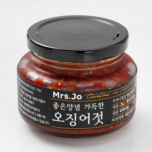 미세스조큐레이션 좋은양념 가득한 오징어젓, 250g, 1개