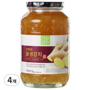 초록원 꿀생강차 1KG, 4개