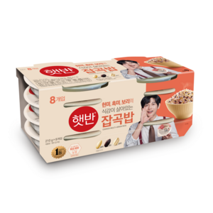 햇반 잡곡밥, 210g, 8개