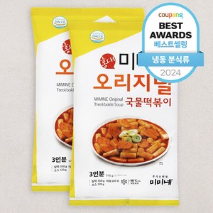 미미네 오리지널 국물떡볶이 (냉동), 570g, 2개