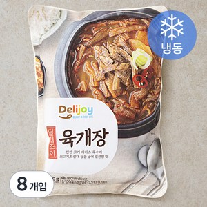 딜리조이 육개장 (냉동), 600g, 8개입