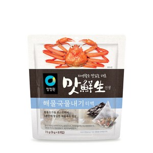 청정원 맛선생해물국물내기티백, 72g, 1개