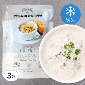 베키아에누보 머쉬룸 크림 스프 (냉동), 180g, 3개