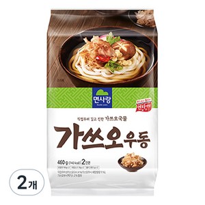 면사랑 가쓰오우동 2인, 2개, 460g