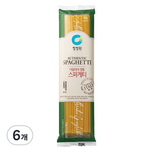 청정원 스파게티, 500g, 6개