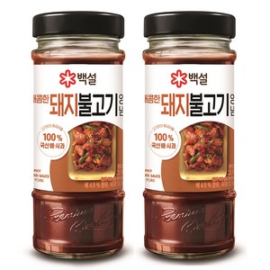 백설 매콤한 돼지 불고기 양념, 500g, 2개