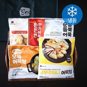 영자어묵 간편 어묵 4종 선물세트 1250g + 쇼핑백 (냉동), 1세트