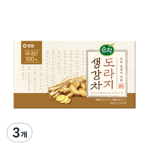 순작 도라지 생강차, 700mg, 120개입, 3개