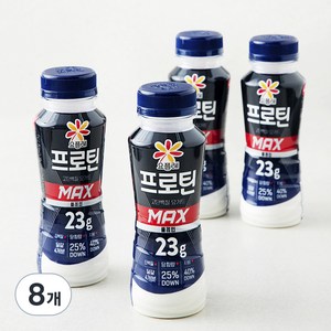 요플레 프로틴 맥스 플레인, 210ml, 8개