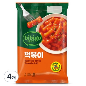 비비고 떡볶이, 360g, 4개