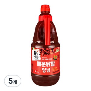 움트리 매운 닭발 양념, 1.9kg, 5개