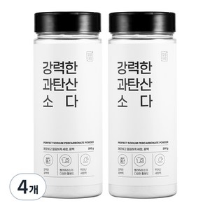 깔끔대장 강력한 과탄산소다, 500g, 4개