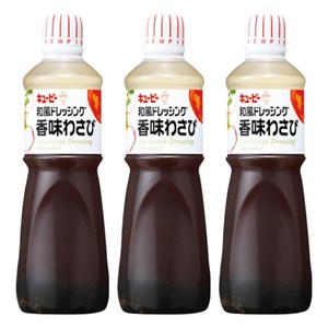 [큐피] 와사비 드레싱, 1L, 3개