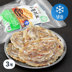 해야미 두꺼운 마른쥐치포 (냉동), 250g, 3개