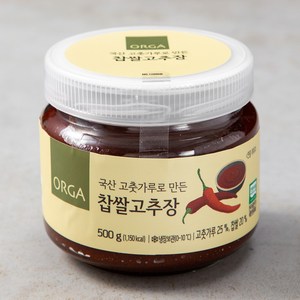 올가 찹쌀고추장, 500g, 1개