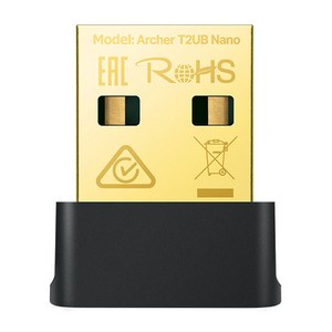 티피링크 AC600 듀얼 밴드 Wi-Fi 블루투스 4.2 USB 랜카드, Archer T2UB Nano, 1개