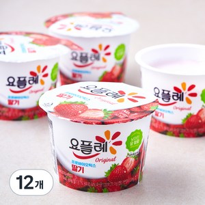 요플레 오리지널, 180g, 12개