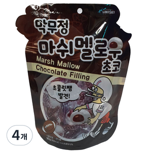 하늘처럼 막무정 마시멜로우 초코, 90g, 4개