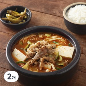 프레시지 고깃집 된장찌개 밀키트 2인분, 535g, 2개