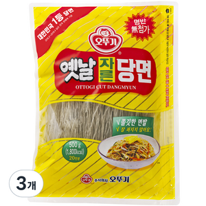 오뚜기 옛날 자른 당면, 500g, 3개