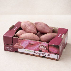 국내산 꿀고구마, 1.5kg, 1박스