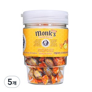 Monks 프로폴리스 캔디, 100g, 5개