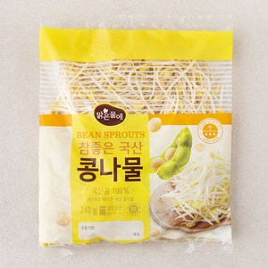 맑은물에 참좋은 국산콩나물, 1개, 240g