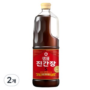 샘표 진간장 S, 1.7L, 2개