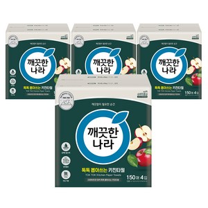 깨끗한나라 톡톡 뽑아쓰는 키친타월, 150매, 16개