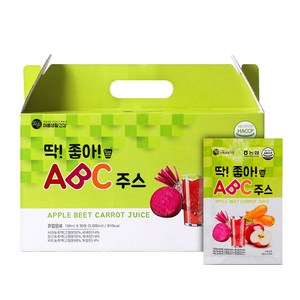 미쁨생활건강 딱좋아 ABC 주스, 100ml, 30개