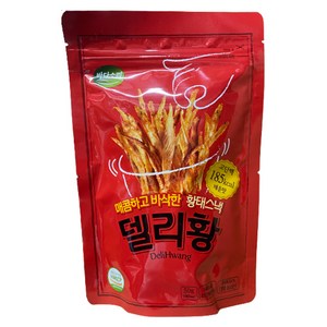 바다소리 델리황 매운맛 황태스낵, 50g, 1개