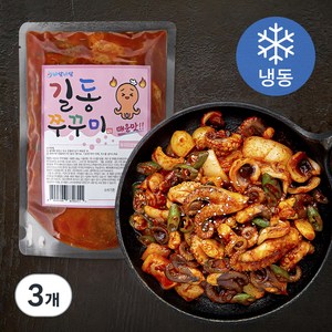 바담바담 길동 쭈꾸미볶음 매운맛 (냉동), 300g, 3개