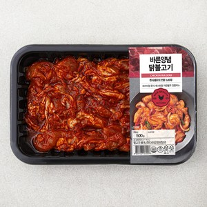 바른양념 닭불고기, 500g, 1개