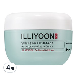 일리윤 히알루론 모이스춰 수분크림, 100ml, 4개