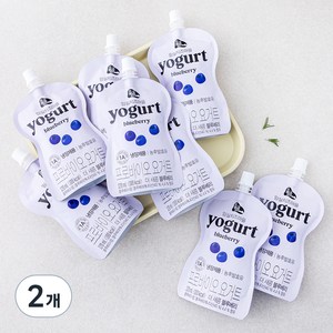 임실치즈마을 요거트 더 새콤 블루베리 10개입, 120ml, 20개