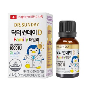 닥터썬데이D 패밀리, 15ml, 1개