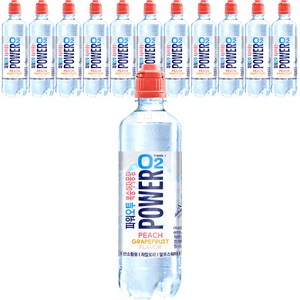 파워오투 복숭아자몽향, 500ml, 12개