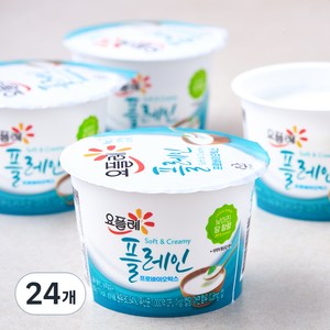 요플레 플레인, 180g, 24개