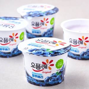 요플레 오리지널 블루베리, 180g, 4개입