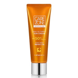 케어존 데일리 앤 패밀리 선케어크림 SPF 50+ PA+++, 80ml, 1개