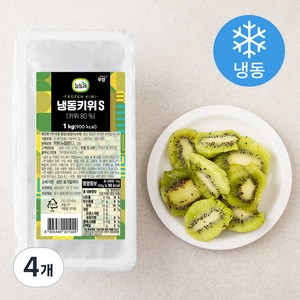 우양 뉴뜨레 키위 S 슬라이스 (냉동), 1kg, 4개