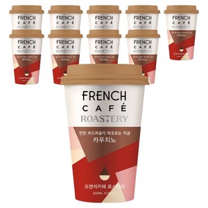 프렌치카페 로스터리 카푸치노, 200ml, 10개